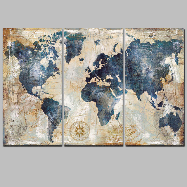 World Map Paintings