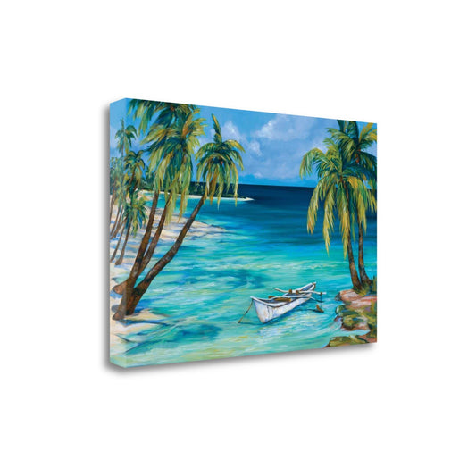 Tropical Beach Painting Replica Canvas