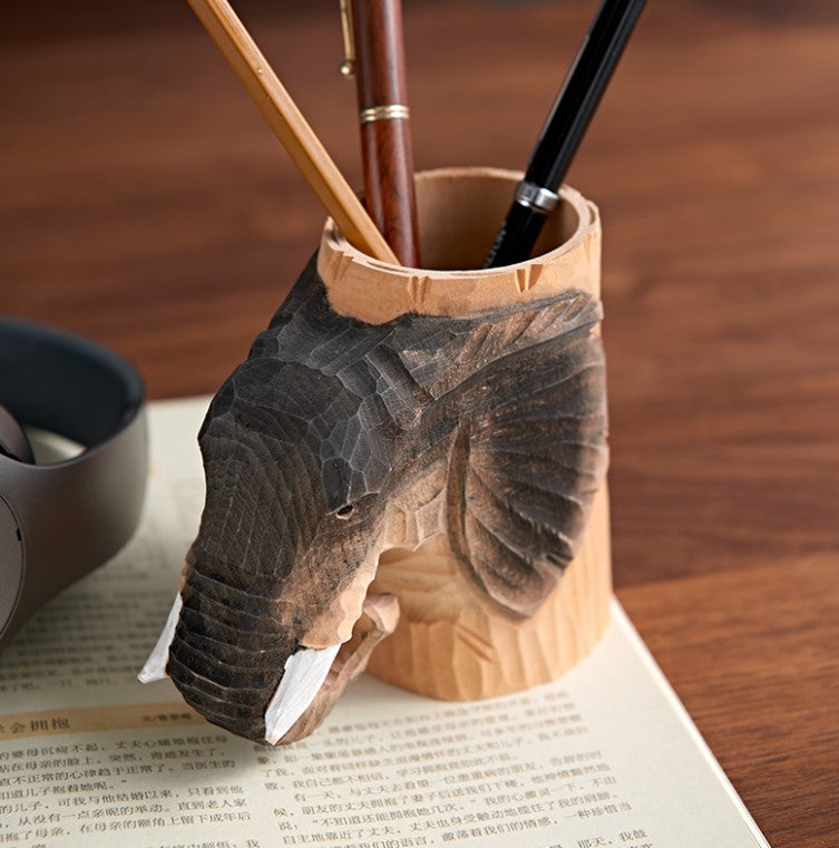 Elephant Pen Holder